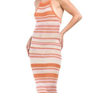 L SPACE Allegra Crochet Maxi Cover-up Dress